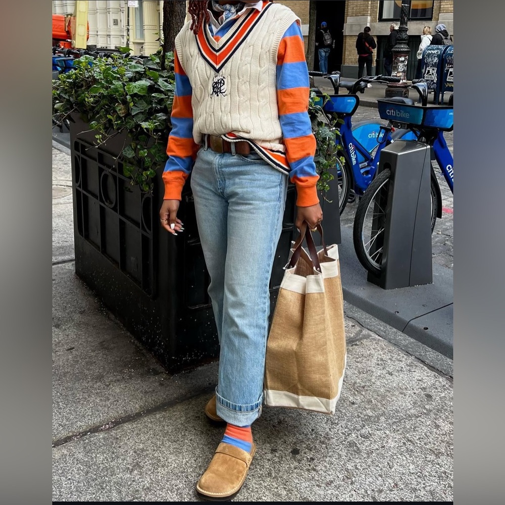 Polo Ralph Lauren brown suede clogs
